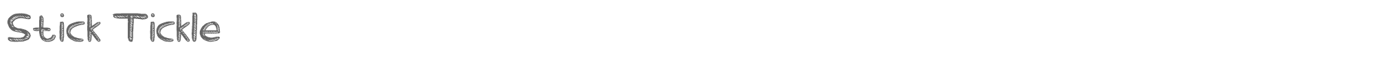 Stick Tickle Stick Tickle.ttf font preview